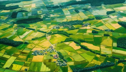 Fototapeta premium small village