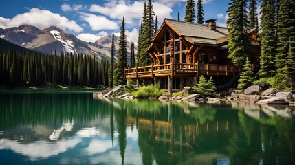Emerald Lake Lodge is the only property on secluded Emerald Lake,surrounded by breathtaking Rocky Mountains Generative AI