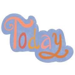 Cute front for digital note or decoration. It's hand writting on transparent backgound. High quality for printting.