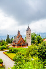 Obraz premium Stabkirche, Wang, Karpacz, Polen 