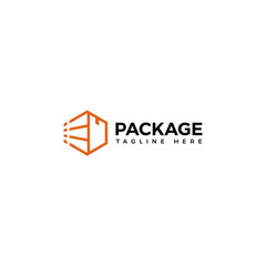 Shipping fast logistics logo. Modern simple symbol design.Vector template