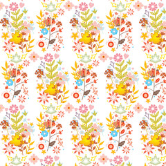 Colourful hand draw surface pattern design