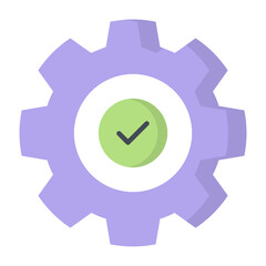 Gear Flat Icon