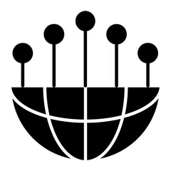 Global Glyph Icon