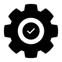 Gear Glyph Icon