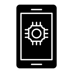 Smartphone Glyph Icon