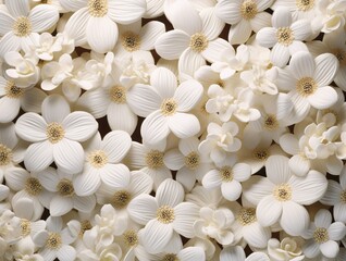 White flowers texture background. Design art