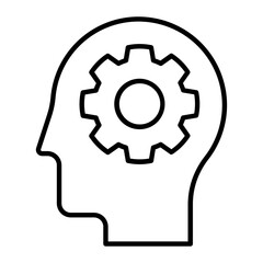 Artificial Intelligence Line Icon