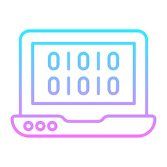 Laptop Gradient Icon