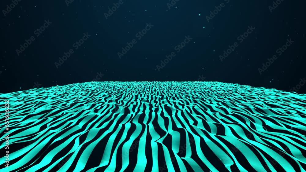 Poster animated line background. abstract colorful background with bright neon glowing lines. motion backgr