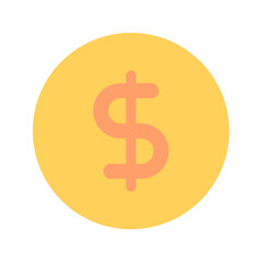 dollar flat icon