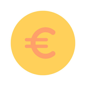 euro flat icon