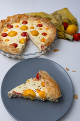 Tomato and cheese pie