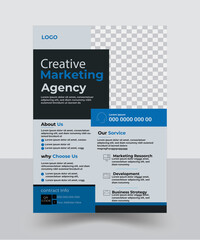 booklet, or brochure cover using a vector template in an A4 size layout for a photo background on a poster, flyer, 