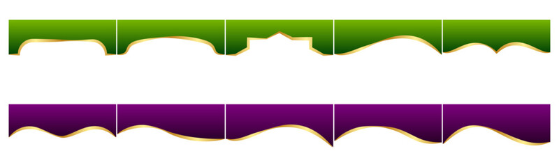 Gold Banner Header