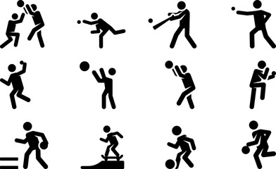 Naklejka premium set of silhouettes of people FoLeLe Designs - Etsy