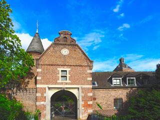 Castle of Schloss Neersen in the city of Willich in Germany