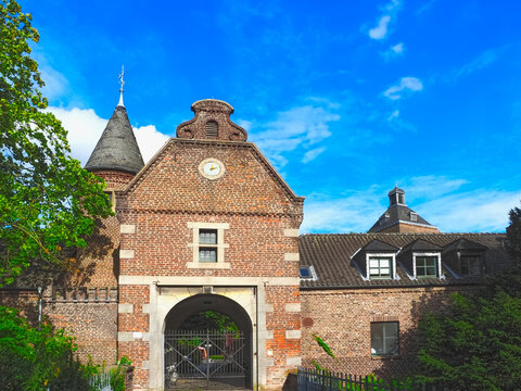 Castle of Schloss Neersen in the city of Willich in Germany