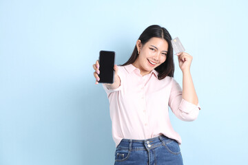 Fototapeta premium Cute Asain Woman
