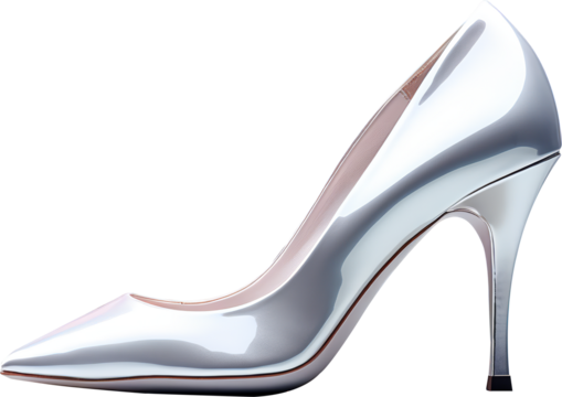 Illustration of classic women's shoes,high-heeled shoes,Generated by AI