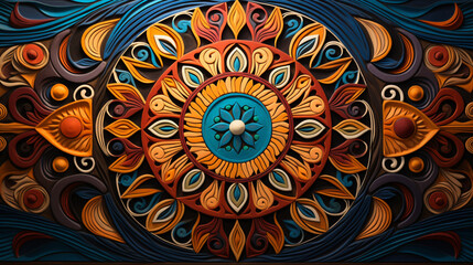 Mandala of Balance: Symmetry and Harmony in Every Detail 