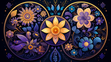 Mandala of Dreams: Whimsical Elements and Imaginative Patterns 