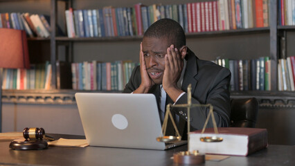 African American Lawyer Shocked by Loss on Laptop