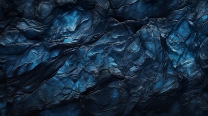 Cracked ground with blue energy. illustration of rocks with blue lava. Game asset