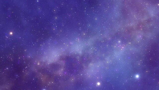 Purple Nebula Animated Background