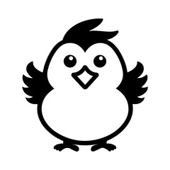 Chicken illustration vector logo