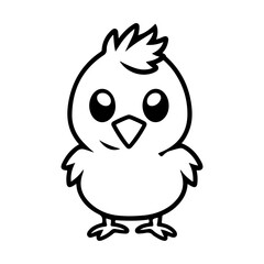 Chicken illustration vector logo