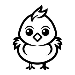 Chicken illustration vector logo