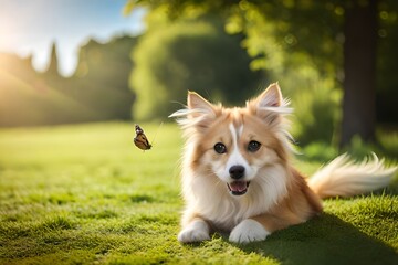 golden retriever running