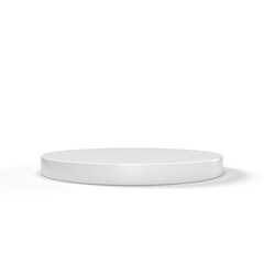 white podium