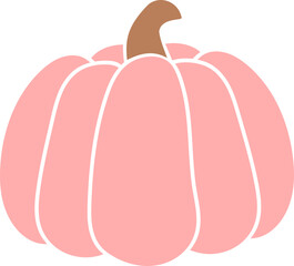 pink pumpkin illustration