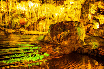 Dau Go Cave on Dau Go island is one of Halong Bay most famous caves due to its beauty and volume.