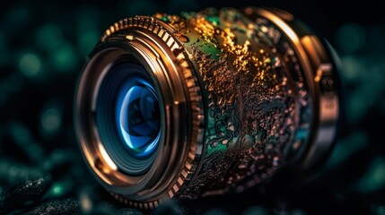 Fototapeta na wymiar Capturing Moments: Exploring the Art of Photography with Advanced Lens Technology, generative AI