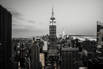 Empire State Building in New York City, Generative AI