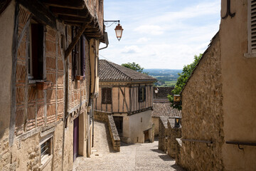 Village de Lautrec dans le Tarn, Occitanie
