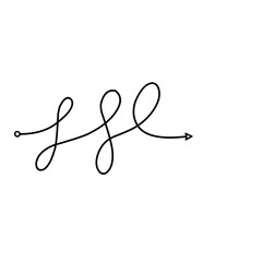 Insane messy line, complicated clew way