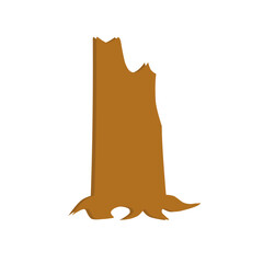 illustration of a dead tree without leaves