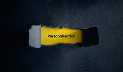 Personalisation Word and Concept Image.