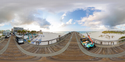 360 equirectangular photo Pensacola Beach Fishing Pier