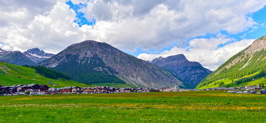 Sommer in Livigno, Provinz Sondrio (Italien) 