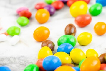 Assortment of colorful candies