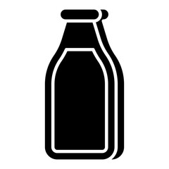 An icon design of milk bottle