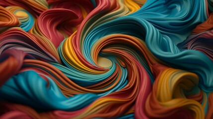 swirl fabric.Generative AI