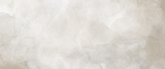 Vector watercolor art background. Old paper. Aged vintage watercolour texture for cover design, cards or banner. Pastel color illustration. Wall. Brushstrokes. Painted gray and brown grunge template.