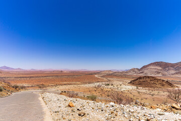 View from Spreetshoogte pass in Namibia