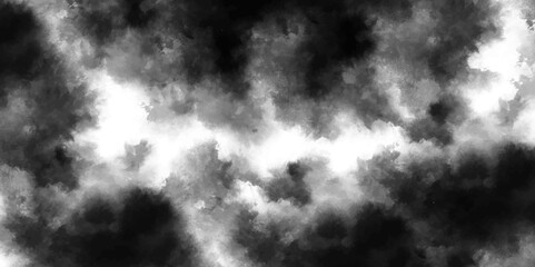 Black and white background. watercolor background, abstract colors Abstract design with white paper texture background . Black and white ink effect water color illustration. Gray aquarelle painted